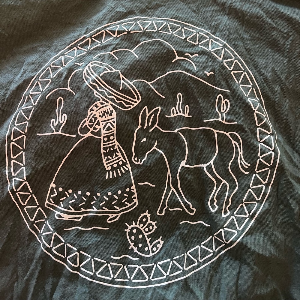 NWT Moss Green TShirt Southwestern